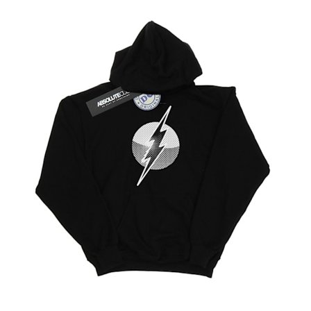 DC Comics Boys Flash Spot Logo Hoodie 7-8 år Svart