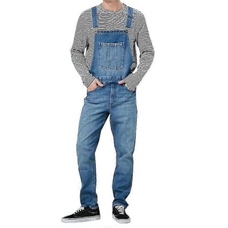 Herre Jeans Bukser Denim Kedeldragt Overalls Smækbukser Arbejdsbukser LGL