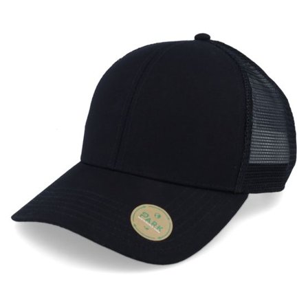 Park - Svart trucker Keps - Black Sustainable Trucker @ Hatstore