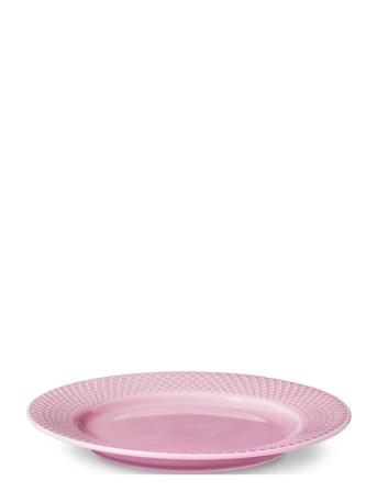 Rhombe Color Lunchtallrik Home Tableware Plates Deep Plates Rosa Lyngby Porcelæn