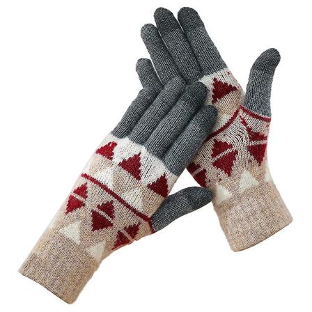 Vinter Pekskärmshandskar Handskar Blommautskrift Håll värmen för kvinnor och män Style3