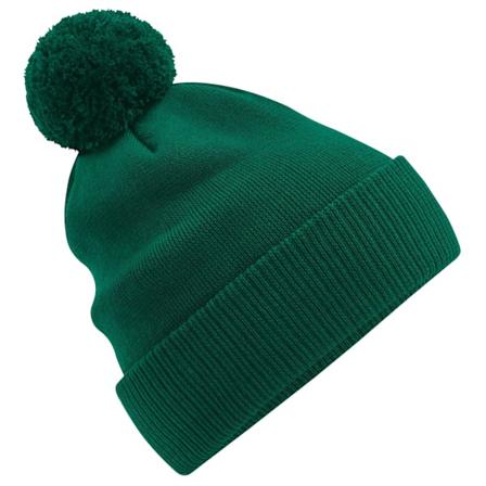 Beechfield Snowstar Ekologisk Bomulls Mössa En Storlek Flaskgön Bottle Green One Size