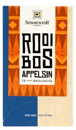 Sonnentor Rooibosh Appelsin te Ø 20 breve, Helse & Madvarer, Te, Frugtte
