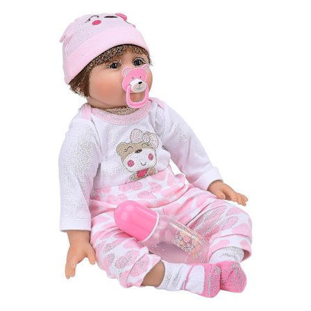 55 cm verklighetstrogna Reborn Baby Dolls Realistiska handgjorda sovande nyfödda flickapresent