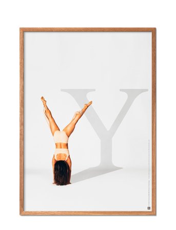 Poster & Frame Rewritten-Y-For-Young - Multi/patterned - 70X100CM