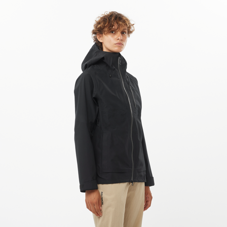 Salomon - Takit Vaatteet Outline 3l Gtx Shell W - Deep Black