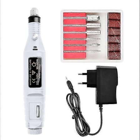 Tåneglsliper for tykke tånegler Sett Manikyr og Pedikyr Profesjonell Ny-WELLNGS