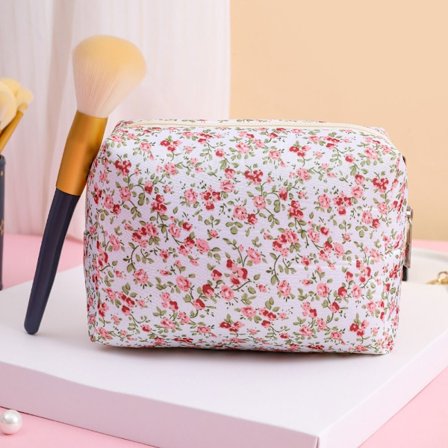 Puffy vattert sminkeveske Stor reisekosmetikkveske 02 02