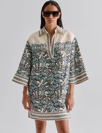 Malina Imogen Tunic Mini Dress - Multi/patterned - 42