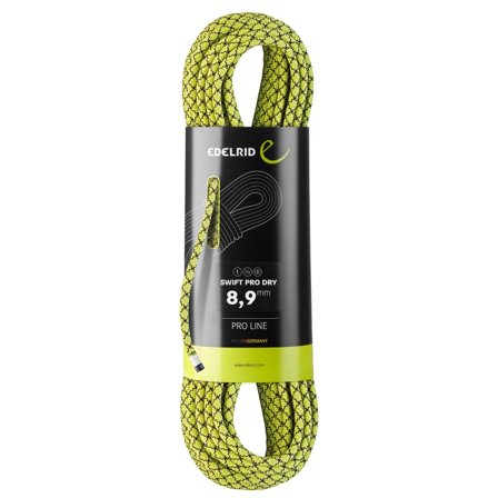 Edelrid Swift Pro Dry 8,9 mm 60 m Mountaineering equipment Green 60M