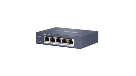 Hikvision Pro Series DS-3E0505HP-E - switch - 5 porter - ikke-styrt