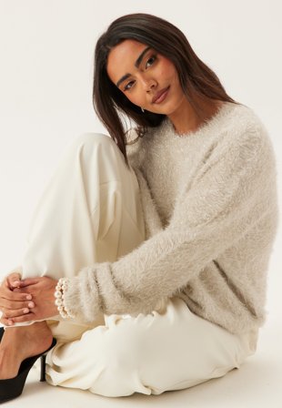 Pieces-Pcmie Ls O-neck Knit-M