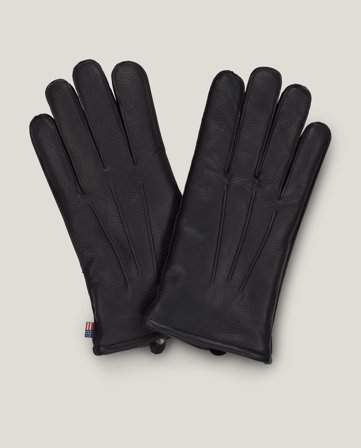 Lexington Miesten lampaannahkakäsineet, musta