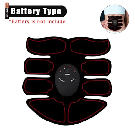 EMS magmuskelstimuleringstränare muskelstärkare, mag- och höfttränare muskelmassageapparat hemmagym kroppsslimmande viktminskning~00110