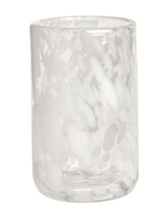 OYOY Living Design Jali Glass - White - Ø6.8X11CM