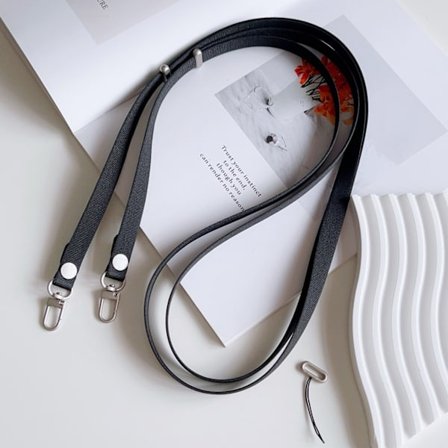 Icke-magnetisk sugpropp mobiltelefon långt rep lämpligt för Apple 17 justerbart mobiltelefonrep diagonalt långt band