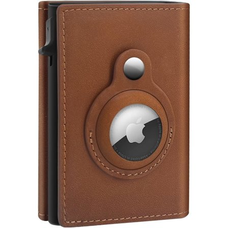 AirTag-lompakko Aito Nahka Air Tag -lompakko RFID-teknologia Luottokorttipidike Minimalistinen Lompakko Miehille Apple AirTagille