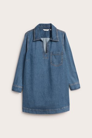 Kappahl | Jeansklänning Denim L | Denim