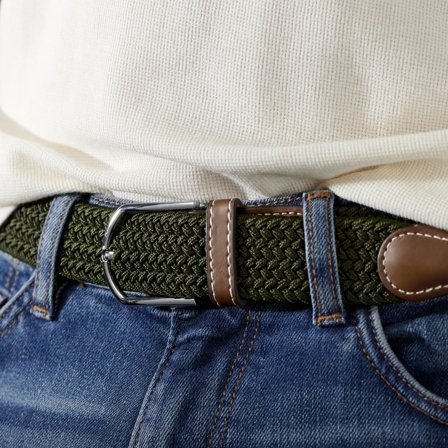 Ceinture élastique vert armée pour hommes - Ceintures élastiques - pour Hommes - Trendhim