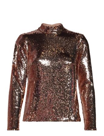 Lovato Blus Långärmad Brun Ted Baker