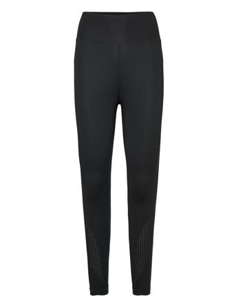 Prime Laminated High Waist Tights Running/training Tights Svart Casall*Betinget Tilbud
