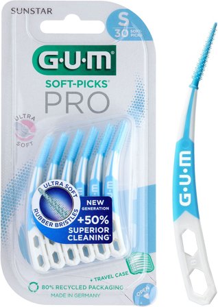 GUM Soft-Picks Mellemrumsbørster Small 30 stk, Medicin & Pleje, Mund & Tandpleje, Øvrig