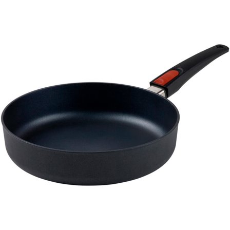 Woll Sautérpande 28 cm. Aftageligt håndtag - Sort | KitchenOne