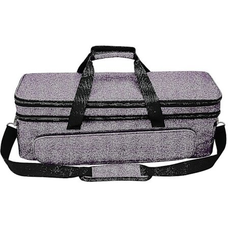 Bæreveske for Cricut Explore Air 1 2 3, dobbeltlagsveske kompatibel med Cricut Maker 1 2 3 (farge: Lilla)