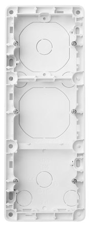 Elko EKO30189 Förhöjningsram renvit, apparatdjup 20 mm 3-fack, apparatens höjd 226 mm, Strömbrytare & vägguttag