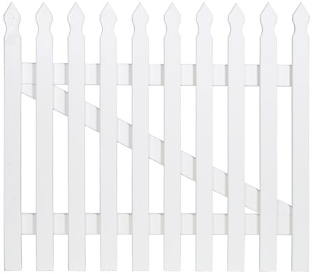 Jabo Styrsö 4531 Grind vit, 1000x900 mm, Utemiljö