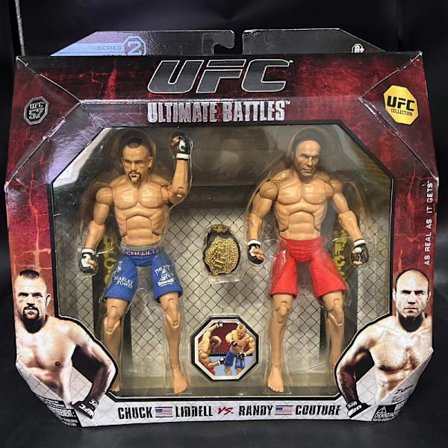 Randy Couture vs. Chuck Liddell UFC 57 Jakks 7-tums actionfigur Ultimate Battles
