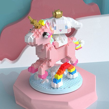 Fantasy Enhjørning Byggeklosser 949 Brikke Pusleleke