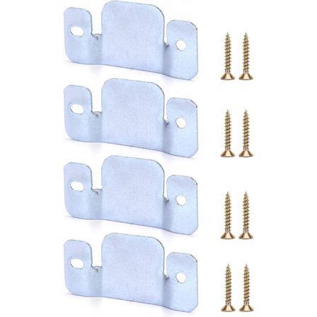 4 kpl sohvan liitoskappaleet upotettavat kiinnikkeet galvanoidusta raudasta sohvan liitin kulmasohvan kiinnike ruuveilla (96 x 46 mm)