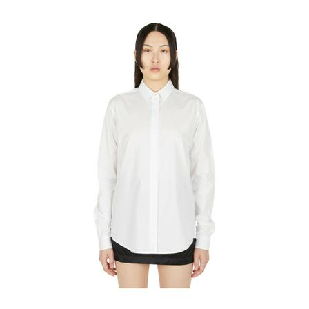 Saint Laurent - Skjortor - Vit - Dam - Storlek: M, Dam, Storlek: M