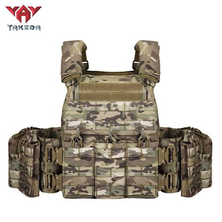 Yakeda Cross-Border Camouflage Amfibie Tactical Vest Outdoor Cs Tactical Vest Quick Release
