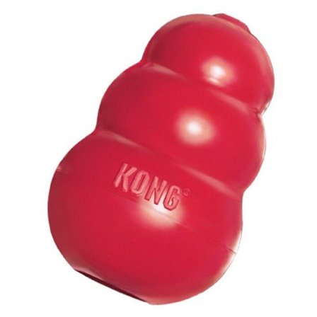 KONG CLASSIC - (S till XXL) - Leksak för hundar med godis, hållbar naturlig gummi