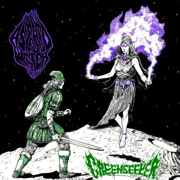 Split (pink vinyl) ASTEROID WITCH/GREEN