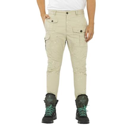 Dsquared2 Slim-fit Broek , Beige , Heren , Maat: S