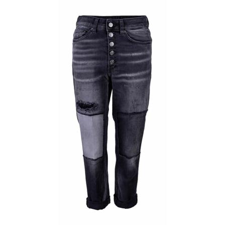 Dondup, Slim-fit Jeans Zwart, Dames, Maat:W30