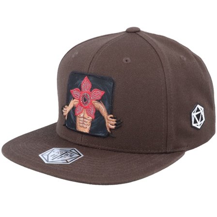 Critiql Hit - Demogorgon Patch Brown Snapback Snapback Brown Cap - @ Hatstore
