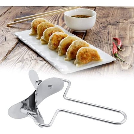 Rustfrit stål dej presser dumpling wrapper dej form maker dumpling hud wrappers cutter maker docker fremstilling værktøj