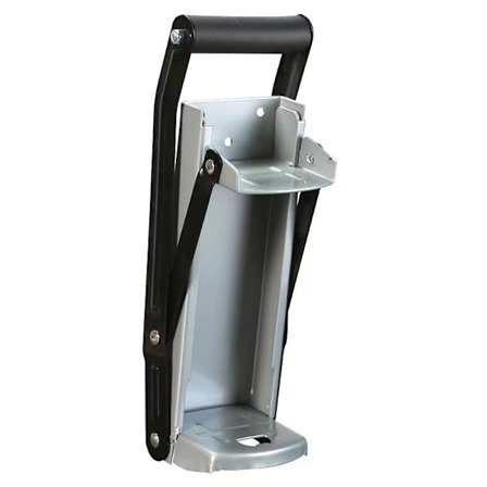 Dåseknusere til genbrug fritstående, 16oz kraftig vægmonteret 2 i 1 dåseknuser nem at bruge dåsekomprimator (FMY)