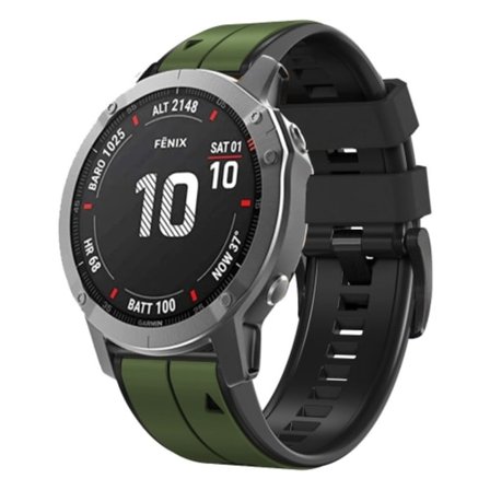 För Garmin Instinct 2 22mm silikon watch i två färger