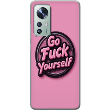 Kompatibelt Mobilskal till Xiaomi 12 Rosa emblemform