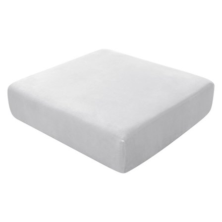 Stretch Överdrag för Sittdyna, Mjuk Sammet Plysch Elastisk Botten Design med Säker Passform Teknik, Halkfritt Möbelskydd för Soffsits och Rygg