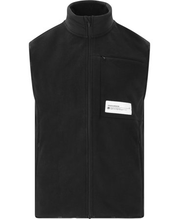 SOS Laax M Fleece Vest Black