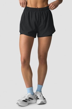 ICANIWILL - Mirage 2-in-1 Shorts Wmn Black - Dame - ICIW