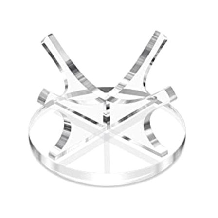 Golfbolde Display Stand Baseball Støtte Base Softball Rack Akryl Bolde Fremvisningsbase Bolde Sfærer Holder Base[D]