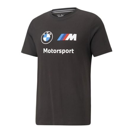 Elektrisk svart t-shirt för män Puma Bmw Mms