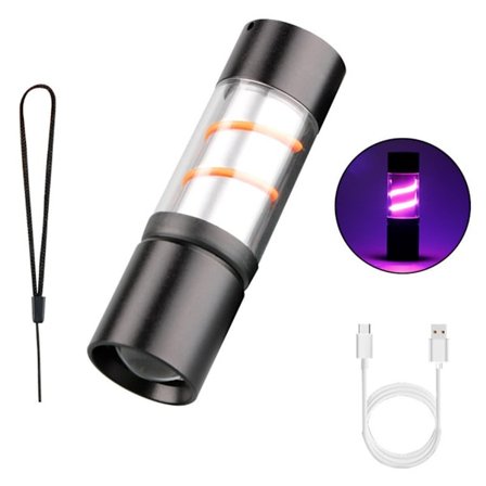 Mini LED Lommelygte: Bærbar, Genopladelig Lygte til Camping & Nødsituationer